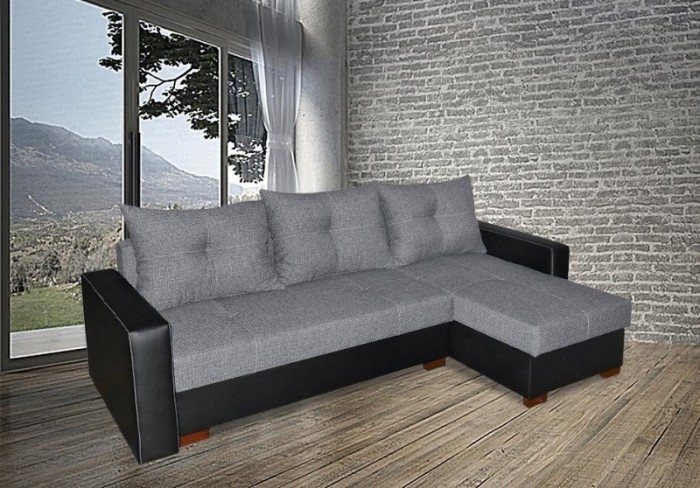 Oslo Pik textilszövet sarokülő - Bézs kanapék