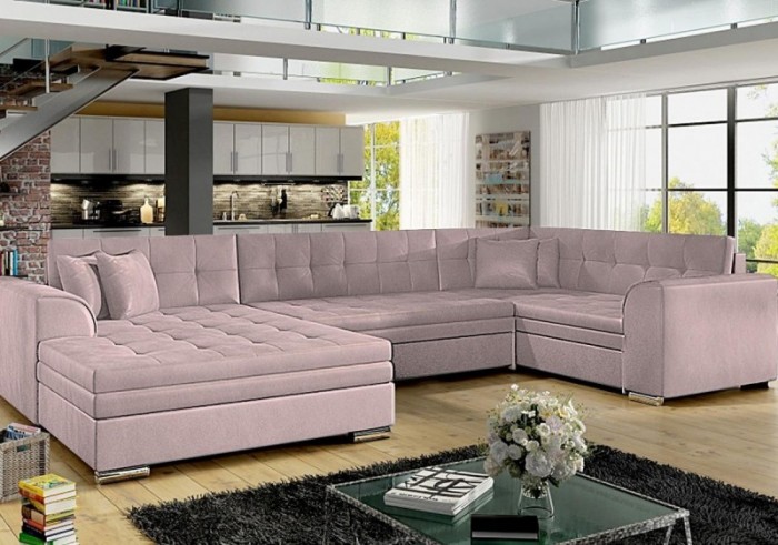 Dave U formájú modern sarokülő - Luxus kanapé