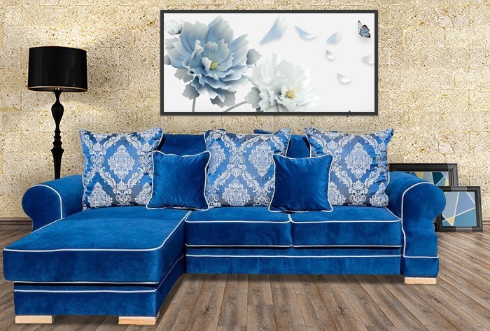 Retro kanapé, sarokülő - Luxus kanapé