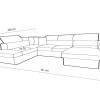 Cerberus U alakú kanapé